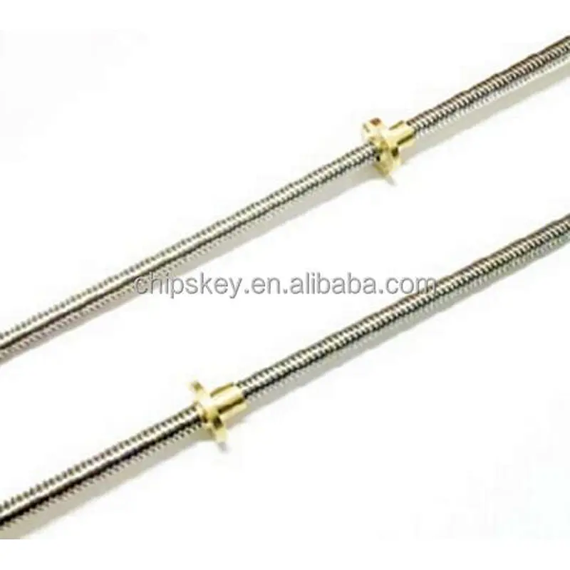 T8-2-D8 screw; Screw diameter of 8mm 8mm pitch 2mm lead screw length 300mm