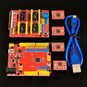 CNC Shield V3 +4PCS A4988 + Development Board & USB Cable 3D printer