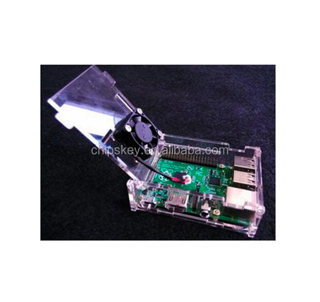 Transparent Raspberry pi 3 Case With Fan1