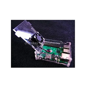 Transparent Raspberry pi 3 Case With Fan1