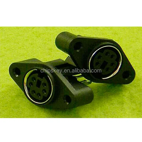 PS2 6pins 180 Degree Socket