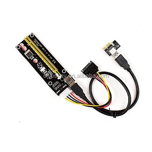 PCI-E 1X to 16X riser card Adapter PCIE USB3.0 Dedicated transfer cable PCIE