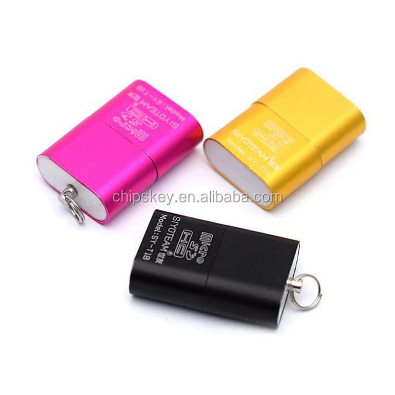 SY-T18 Portable Mini USB 2.0 Micr SD TF T-Flash Memory Card Reader Adapter Flash Drive SD flash memory