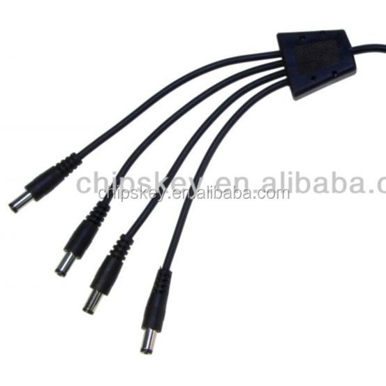 4-Way 2.1mm DC Barrel Jack Splitter