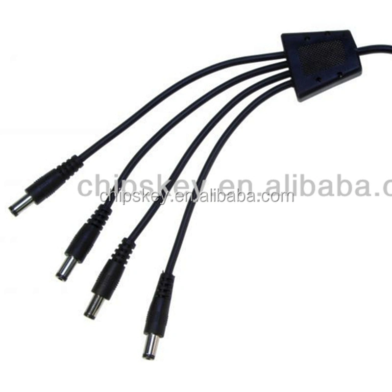 4-Way 2.1mm DC Barrel Jack Splitter