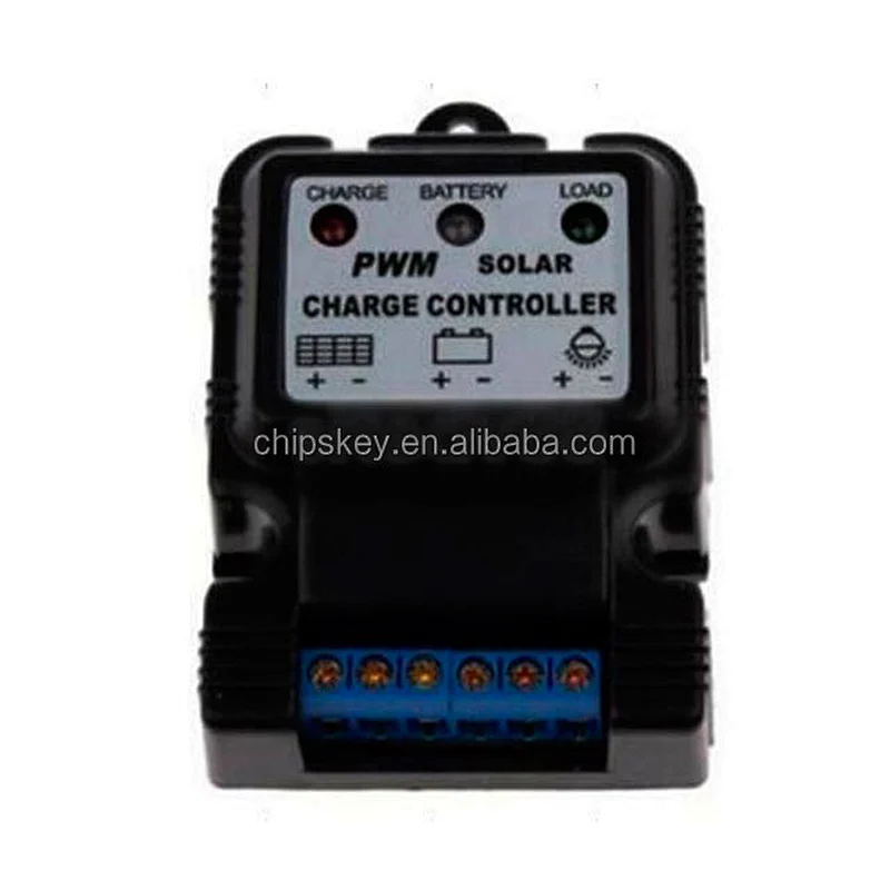 5A solar charge controller 6V 12V Auto adaptive control with power indicator light control