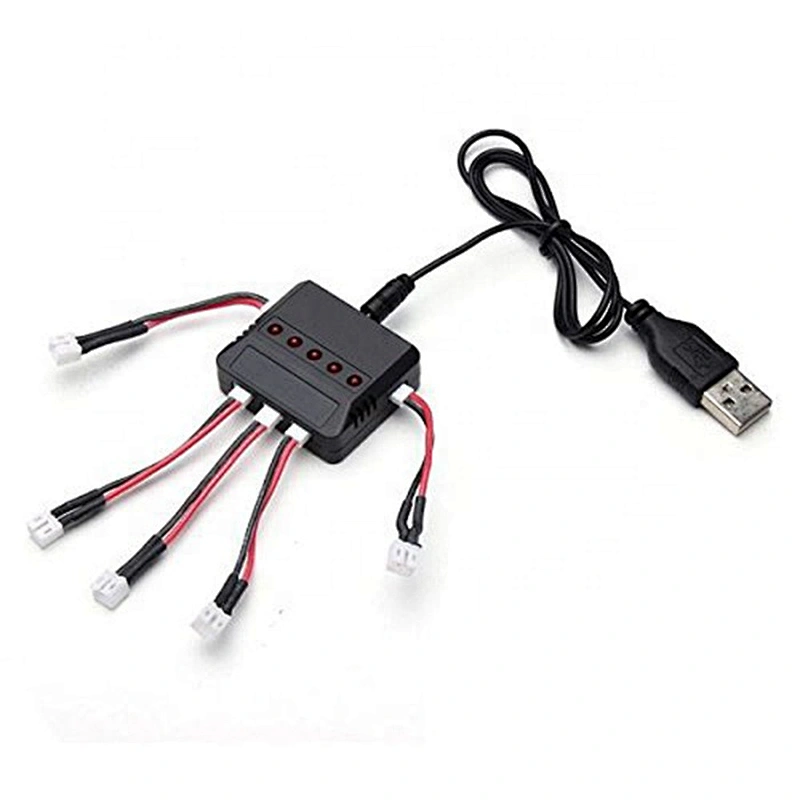 3.7V lithium battery balance charger 1 charge 4 1S H107D