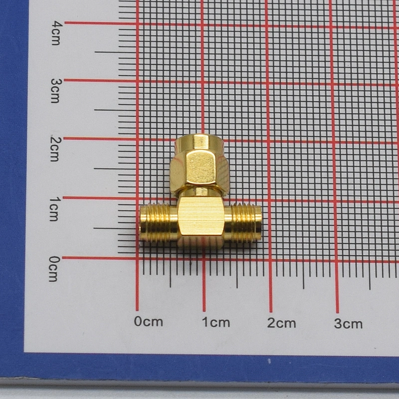 Splitter SMA-J Male Needle Inside  to 2 SMA-K Female Hole inside