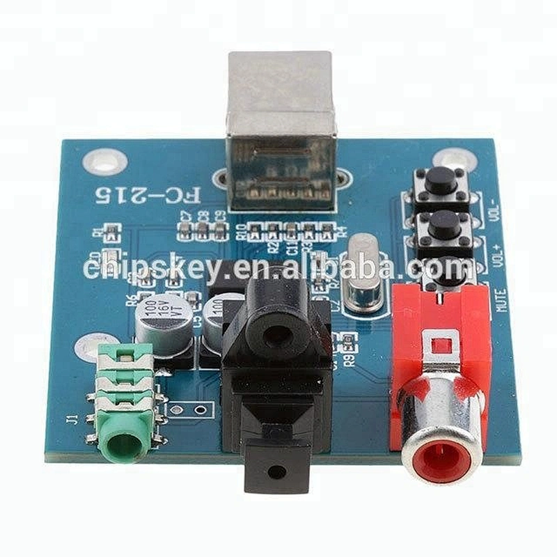 PCM2704USB sound card DAC decoder USB input coaxial fiber HIFI sound card decoder