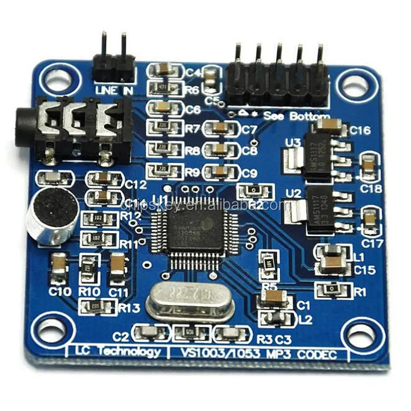 VS1053 module VS1053 MP3 module, development board (on-board recording function)