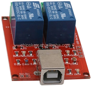 USB Control Switch 2-Channel 5V Relay Module