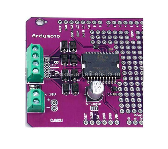 L298P H Bridge DC Gear Motor Driver Shield Breakout Board