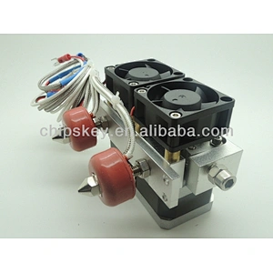 0.2mm/0.3mm/0.4mm Dual-Head Nozzle Extruder 3D Printer Print Dual-Head for 3D Printer
