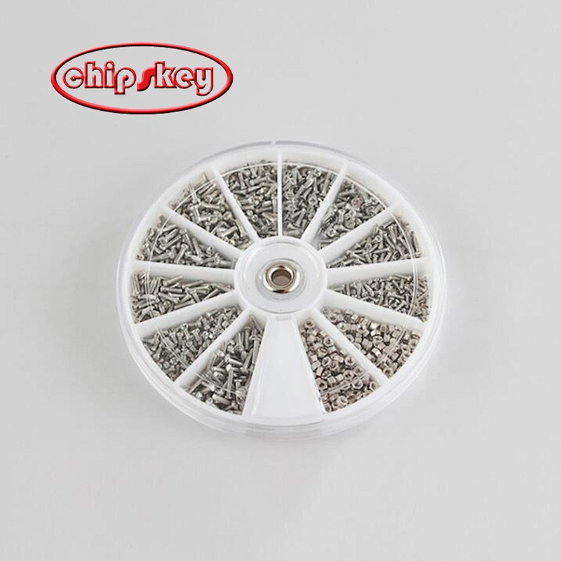 1000PCS  Stainless Steel Mini Electronic Glasses Watch Repair Screw Nut Kit with Screwdriver