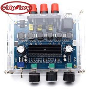 XH-M566 power TPA3116D2 2.1 digital power amplifier stereo + subwoofer audio amplifier