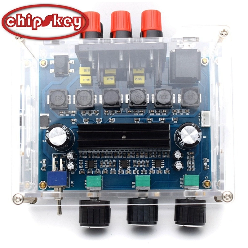 XH-M566 power TPA3116D2 2.1 digital power amplifier stereo + subwoofer audio amplifier