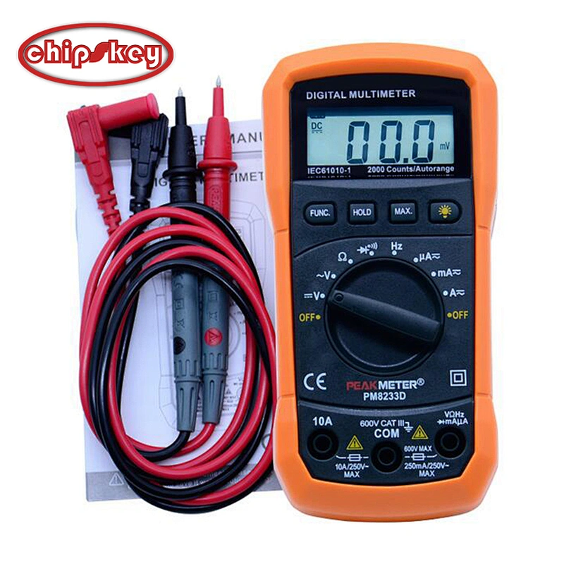 Autorange Peakmeter Multimeter model PM8233D
