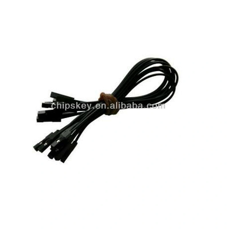 Female to Female 20CM 1P DuPont Black color cable 10pcs per set