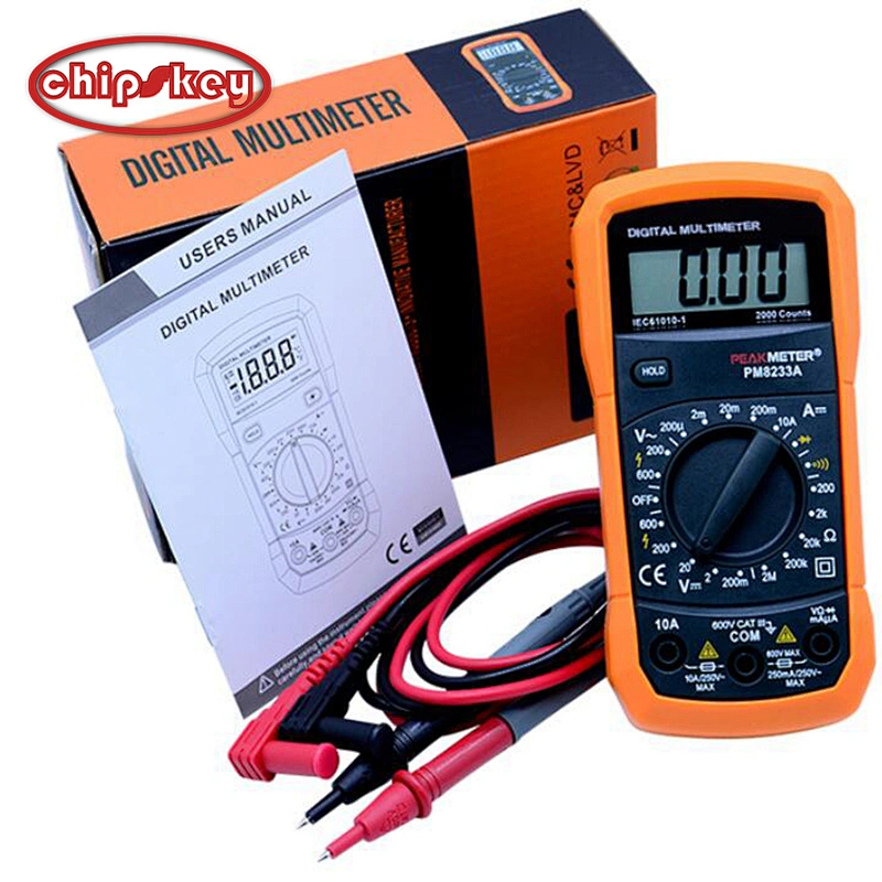 Autorange Peakmeter Multimeter model PM8233D