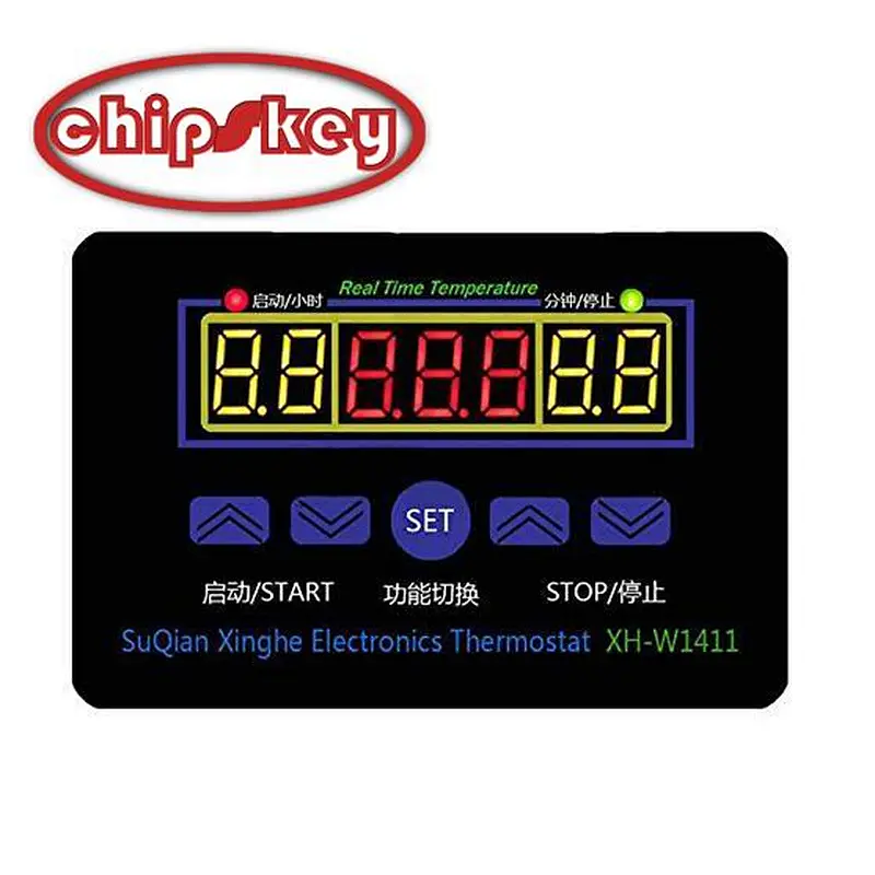 XH-W1411 Digital Temperature Controller Thermostat Control Switch Sensor DC 12V AC 220V 10A