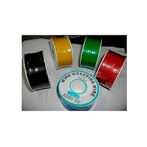 PCB Solder 0.25mm Tin Plated Copper Cord Dia Wire-wrapping Wire 305M 30AWG Green