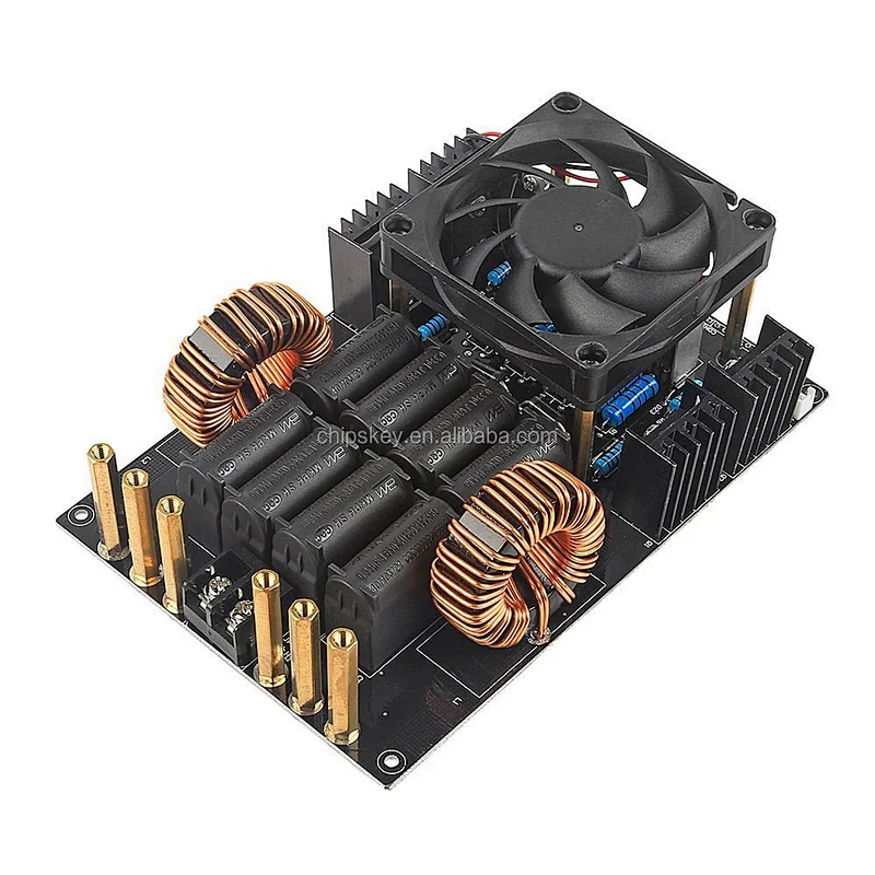 1000W 20A ZVS Induction Heating Machine Cooling Fan PCB Copper Tube 12-36V