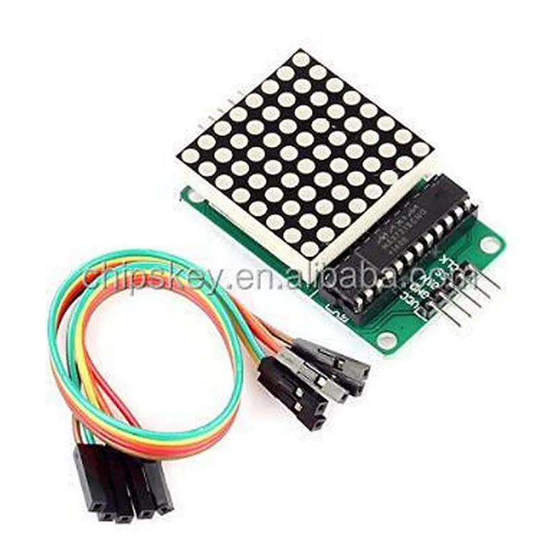 MAX7219 dot matrix control microcontroller display module