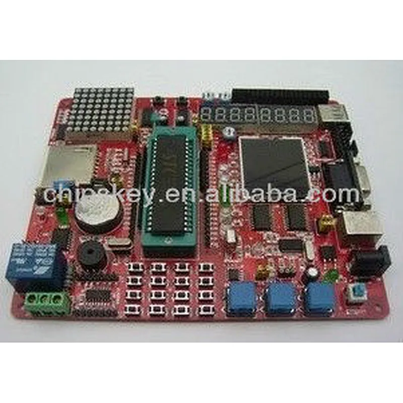 With a color screen, 51 MCU development board learning board with AD DA fully functional experiments board