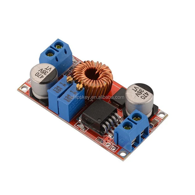 DC-DC Buck Converter Regulator 5V-32V To 0.8V-30V Constant Current/Voltage LED Driver Charger Module 5A