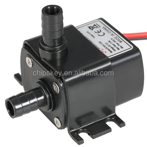 ultra-quiet Mini DC12V Micro Brushless Water Oil Pump Submersible 240L/H 5W Lift 3M