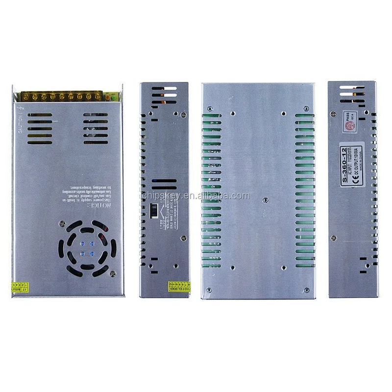 AC to DC Power Supply 220V AC to DC 12V 30A For 3D Printer