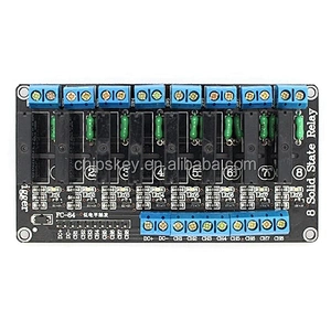 5V 8 Channel SSR Solid-State Relay Low Level Trigger With fuse Stable 240V 2A