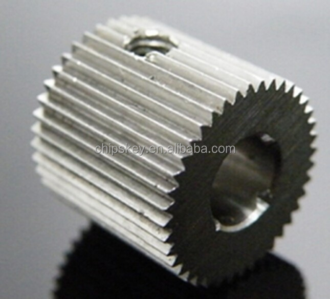 outside diameter:12mm Hole:5mm 40 Tooth MK7/MK8 Stainless steel Wire Feed Gear for 3D Printer/Extruder