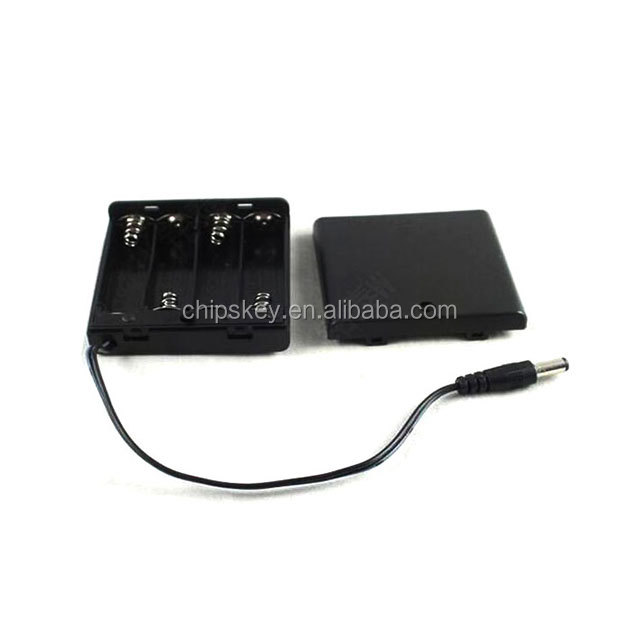 4AA Battery Case With Switch And Cover