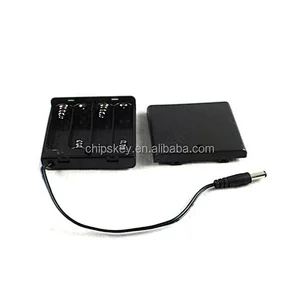 4AA Battery Case With Switch And Cover