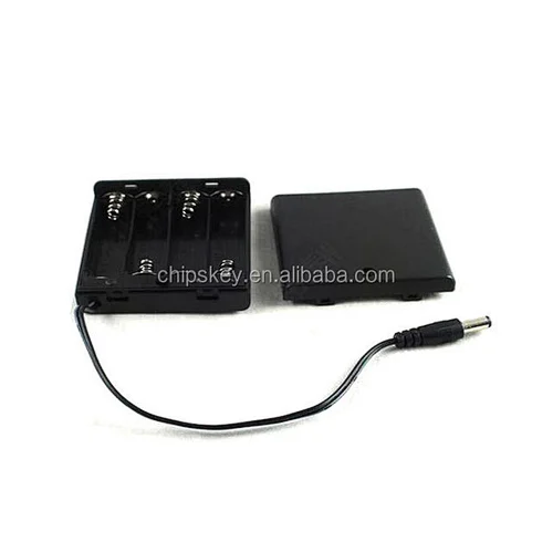 4AA Battery Case With Switch And Cover