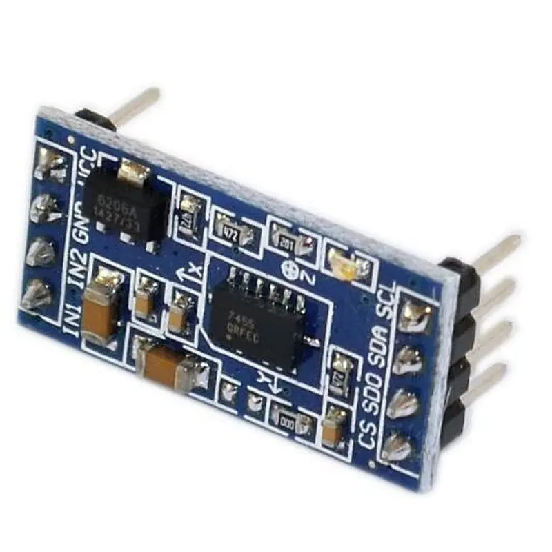 MMA7455 3-axis digital acceleration sensor module I2C/SPI