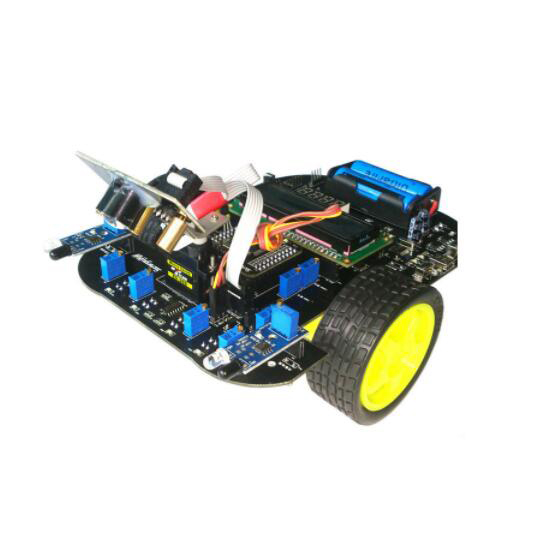 SC51C microcontroller car 51 microcontroller development board, microcontroller tracking car, obstacle avoidance