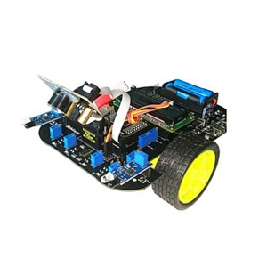 SC51C microcontroller car 51 microcontroller development board, microcontroller tracking car, obstacle avoidance