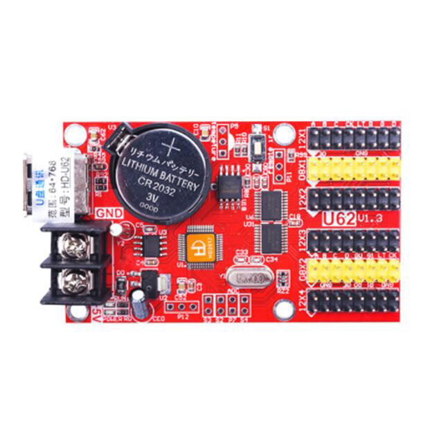 HD-U62 gray technology new cost-effective LED control system 3D effect with gray single and double color control