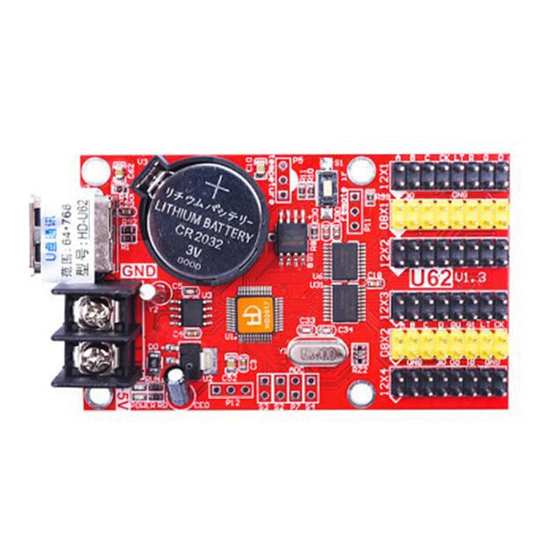 HD-U62 gray technology new cost-effective LED control system 3D effect with gray single and double color control