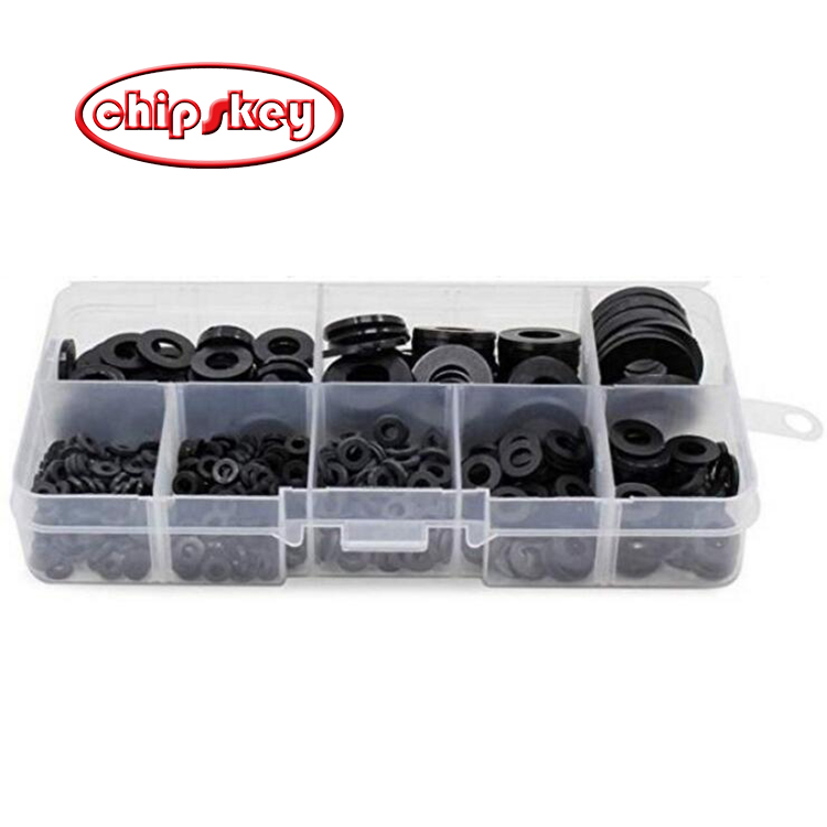 500pcs Nylon Flat Washer M2/M2.5/M3/M4/M5/M6/M8/M10