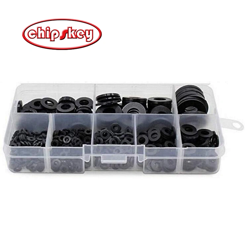 500pcs Nylon Flat Washer M2/M2.5/M3/M4/M5/M6/M8/M10