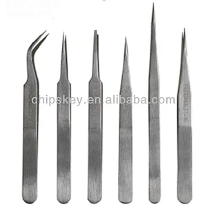Stainless steel tweezers Forces 6kinds/lot