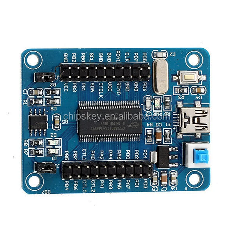 EZ-USB FX2LP CY7C68013A USB core board development board, logic analyzer