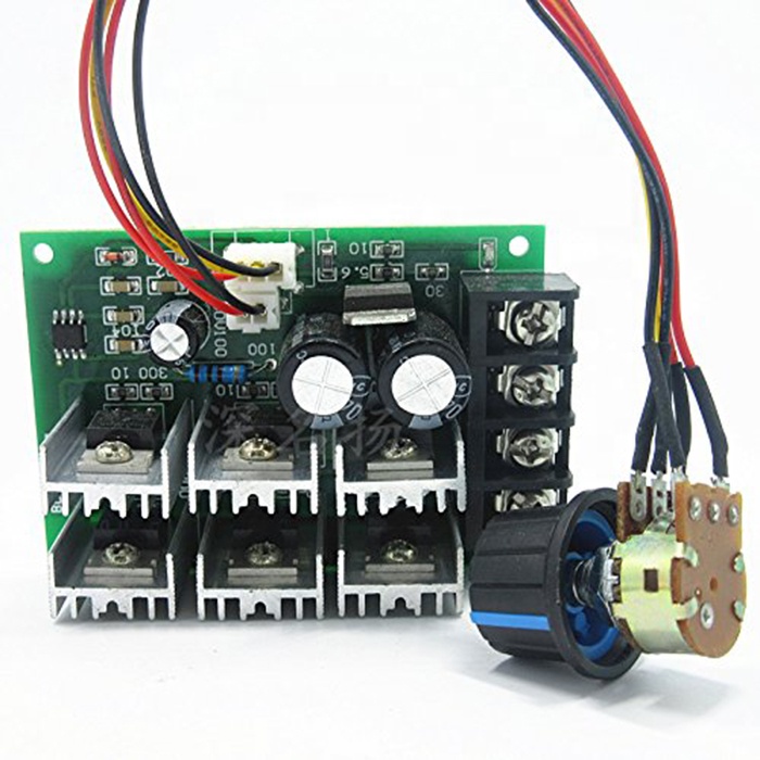 PWM DC Motor Speed Controller 12v24v36v48v High Power 40A DC Brush Motor Controller