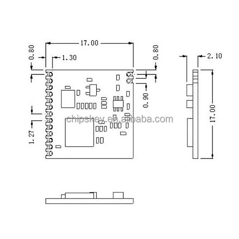 SX1276 SX1278 Module DRF1278F LoRa spreading