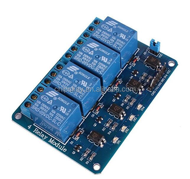4-Channel  5V Relay Module DSP AVR PIC for Arduinos