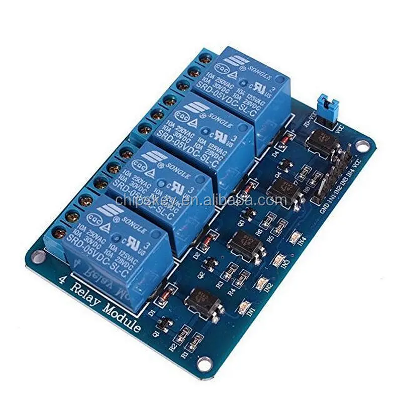 4-Channel  5V Relay Module DSP AVR PIC for Arduinos