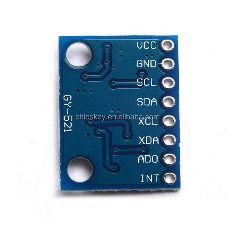GY-521 MPU-6050 module; triaxial accelerometer; gyroscope 6DOF module
